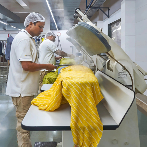 Professional dry cleaning in Mumbai with expert hand finishing and repairs.
