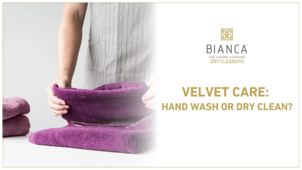 how to wash velvet clothes