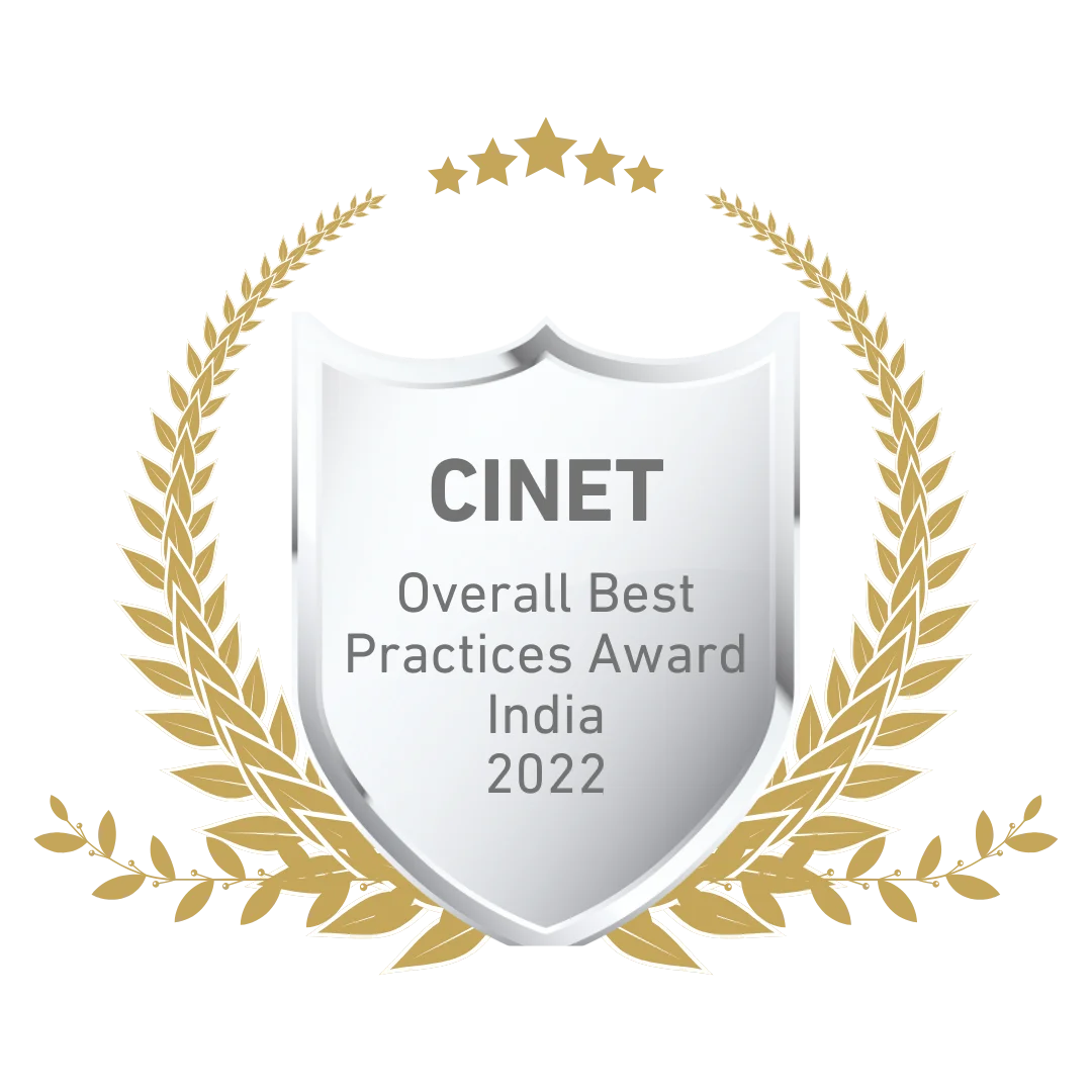 Bianca Cloth Spa's CINET Overall Best Practices Award India 2022 for excellence in professional textile and garment care