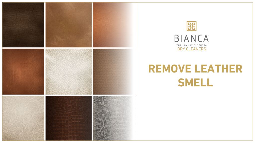Remove leather smell