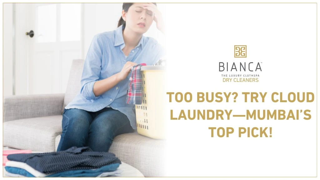 Busy professional in Mumbai using cloud laundry service for hassle-free washing and delivery